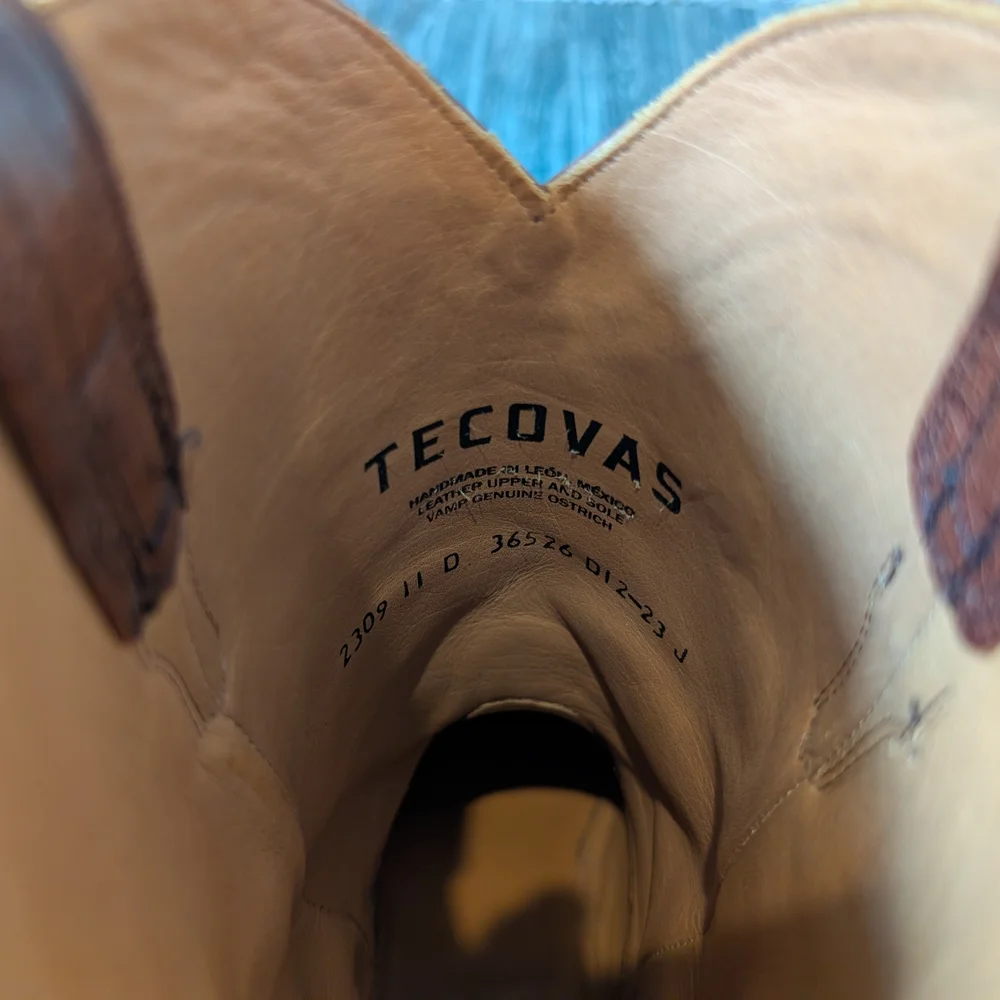 Tecovas Brown Leather Cowboy Boots - The Weston - Picture 4 of 7